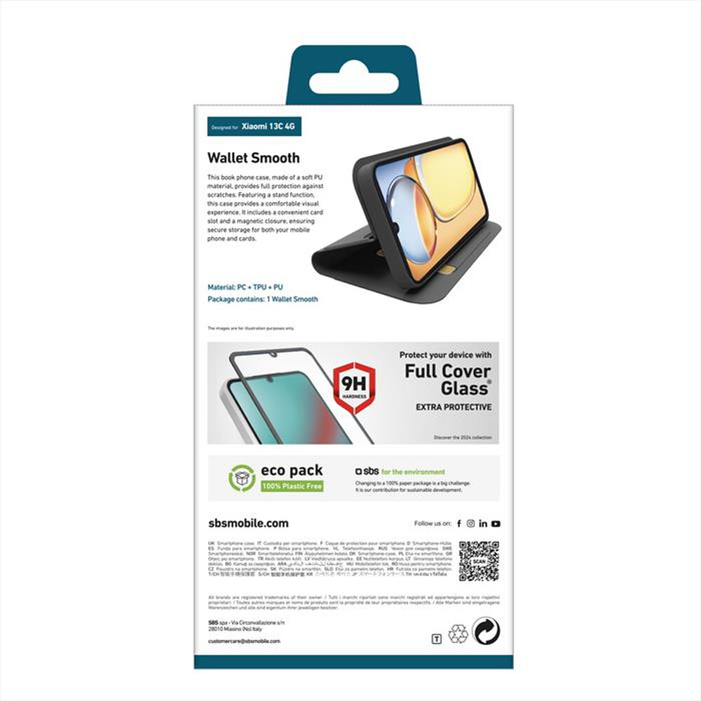 Immagine del prodotto SBS - Custodia TEBKLITEXI13CK per Xiaomi 13C-Nero