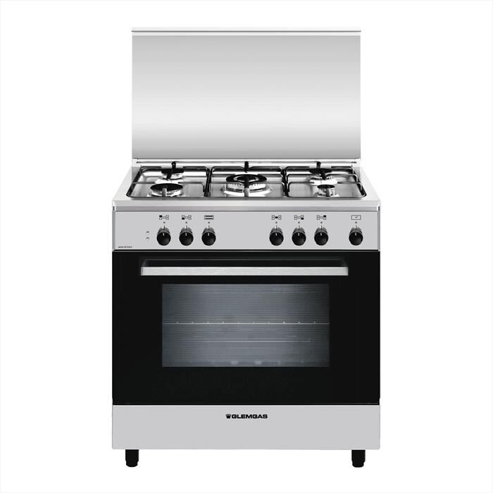GLEM GAS - Cucina a gas A855EI Classe A-Inox | Euronics