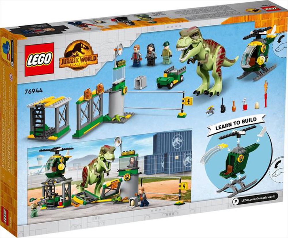 "LEGO - La fuga del T. Rex - 76944"