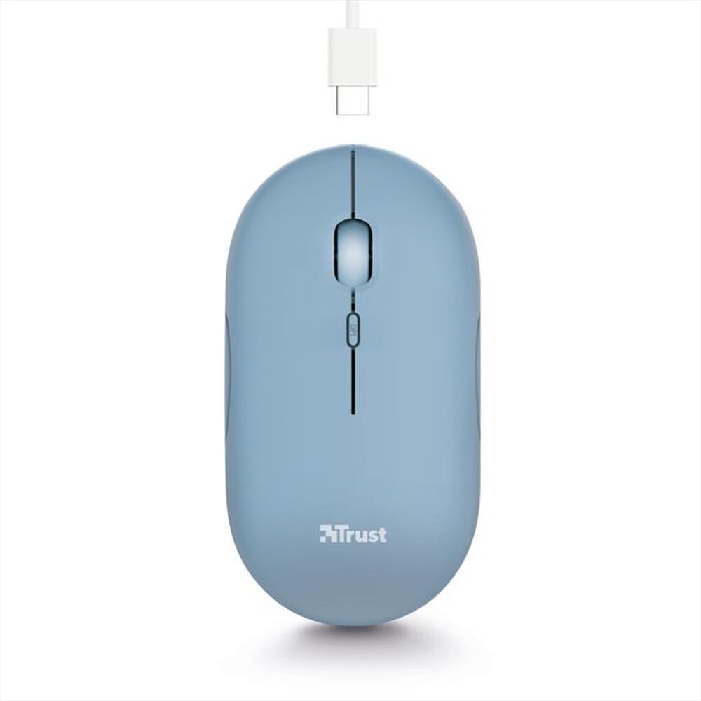 "TRUST - PUCK WIRELESS MOUSE BLUE-Blue"
