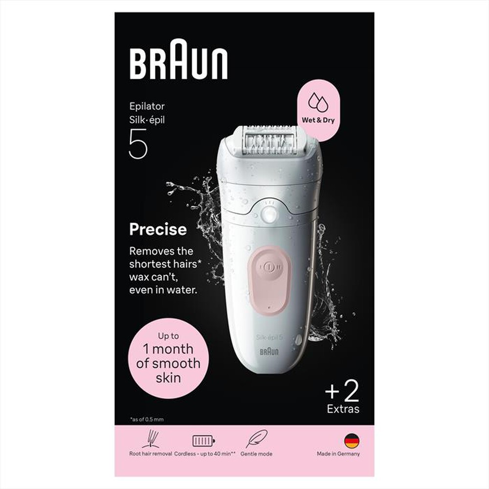 Immagine del prodotto BRAUN - Epilatore Wet & Dry LEGEPIL SE5-011 BOX MN-ROSA FLAMINGO