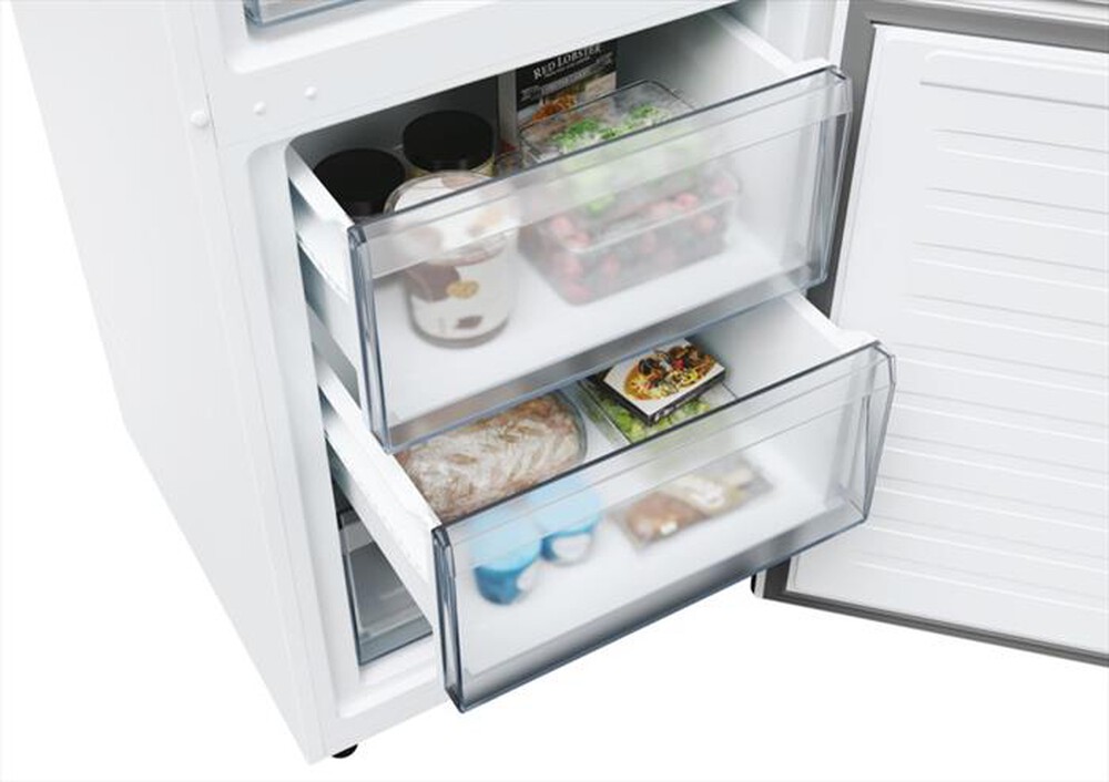 "CANDY - Frigorifero combinato CNCQ2T618EW Classe E 355 lt-Bianco"