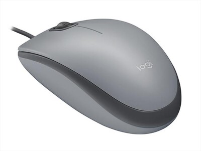 LOGITECH - Mouse M110 Silent-Mid Grey