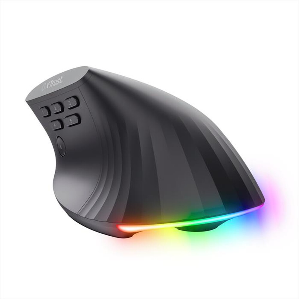 Immagine del prodotto TRUST - GXT145 REXXA ERGONOMIC GAMING MOUSE-Black/RGB