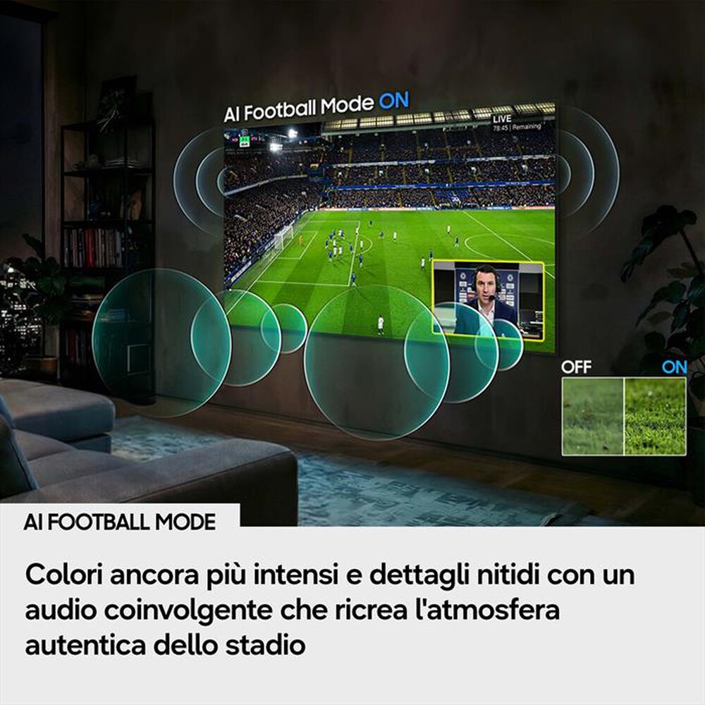 Immagine del prodotto SAMSUNG - Smart TV Mini LED 4K Vision AI 100" UE100M90HUXZT-Titan Black