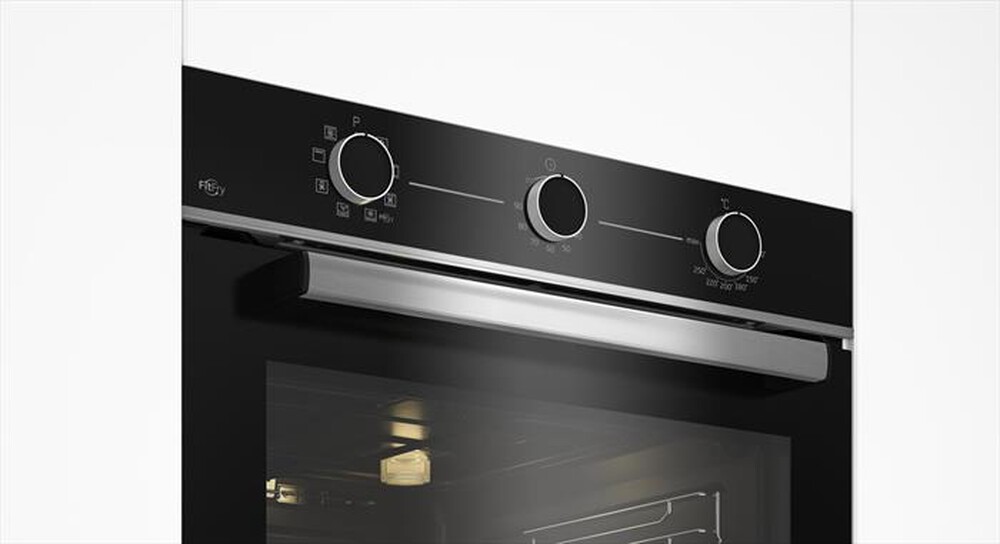 "BEKO - Forno incasso elettrico BBIMA13100X Classe A-Cristallo nero e Acciaio Inox"