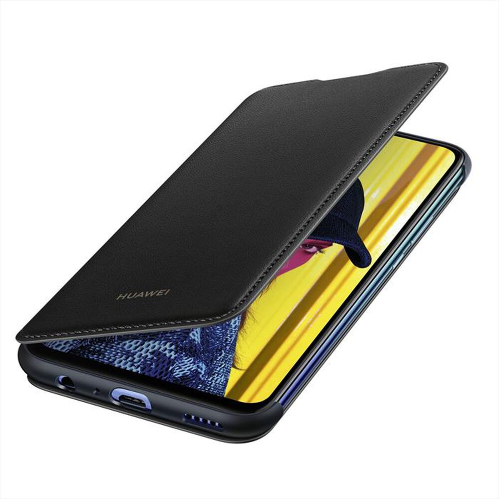 "HUAWEI - P SMART+ 2019 WALLET COVER-Nero"