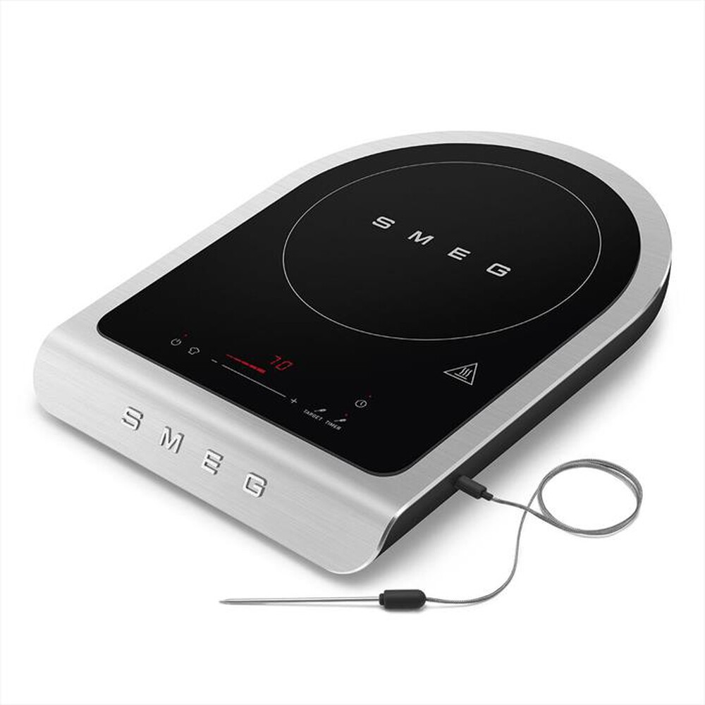 "SMEG - Piastra a induzione portatile PIC01BLMEU-Nero Opaco"