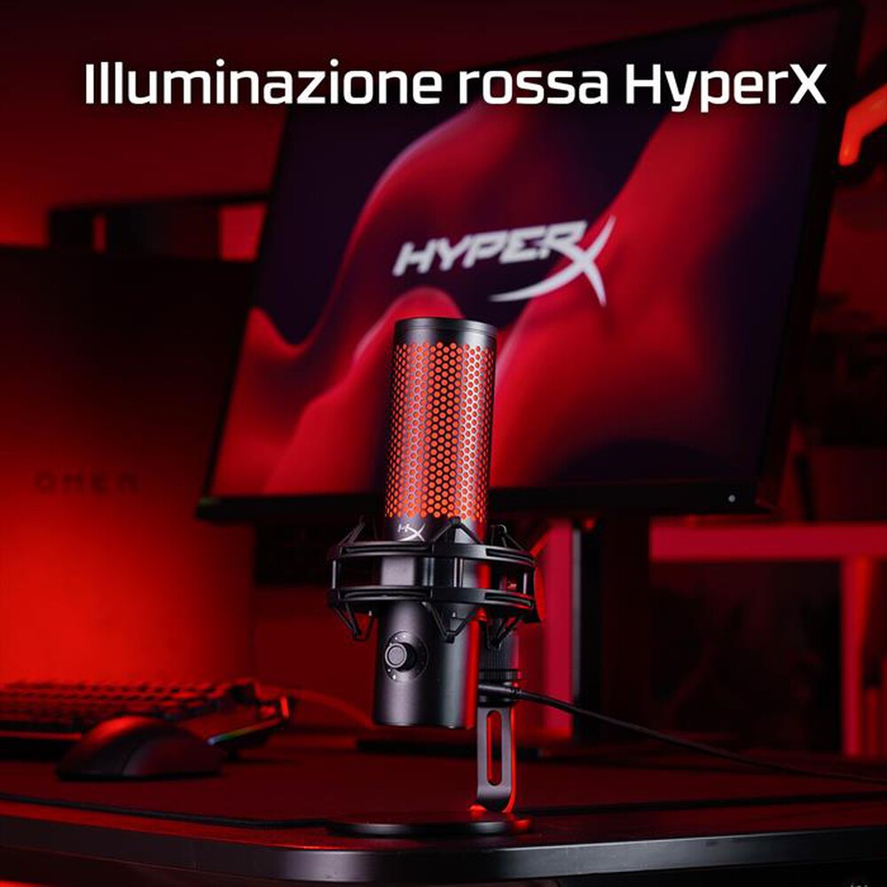 Immagine del prodotto HYPERX - Microfono USB Gaming QUADCAST 2 – USB-Nero