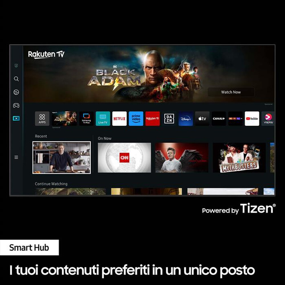 "SAMSUNG - Smart TV Q-LED UHD 4K 75\" QE75Q60CAUXZT-Black"