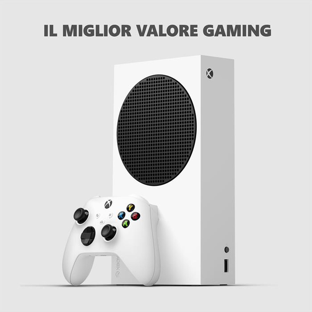 "MICROSOFT - XBOX SERIES S – 1TB IN ROBOT-Bianco"