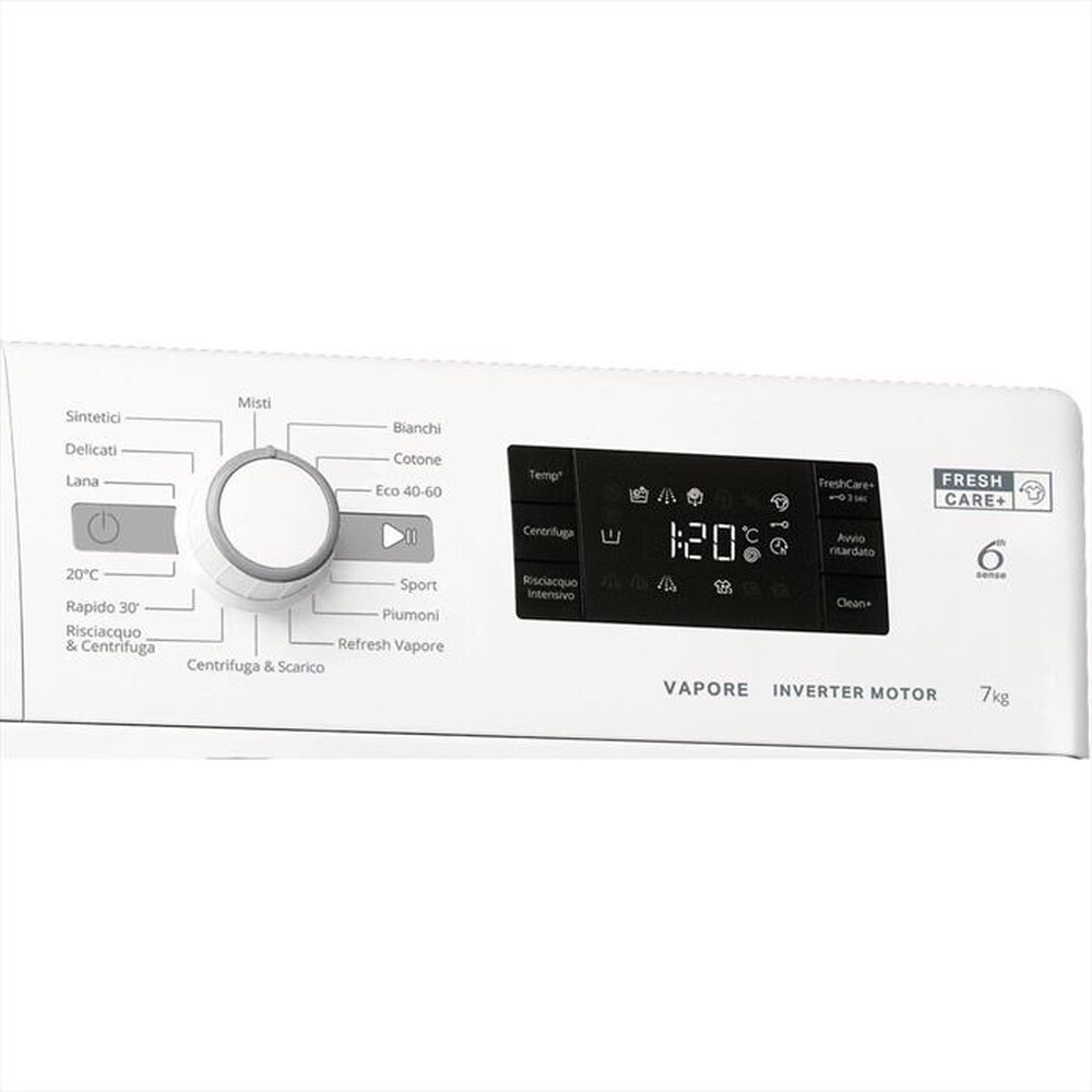 "WHIRLPOOL - Lavatrice slim FSB 723V S IT N 7 Kg Classe D"