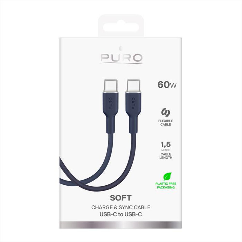 Immagine del prodotto PURO - Cavo ICON da USB-C a USB-C, 1.5m-Crown Blue