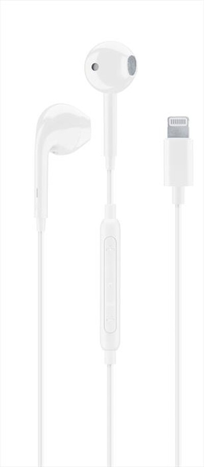CELLULARLINE - Auricolare con filo AUCAPSULEMSMFIW-Bianco