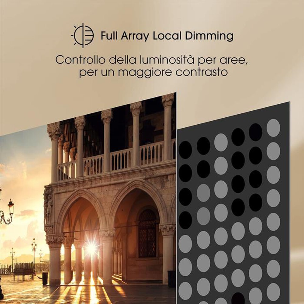 Immagine del prodotto HISENSE - Smart Tv Full Array ULED 4K UHD 1000nit 65" 65U82GQ-Dark Grey Metal
