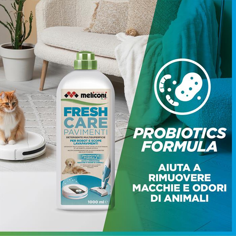 Immagine del prodotto MELICONI - Detergente per scope elettriche e robot FRESH CARE-Bianco