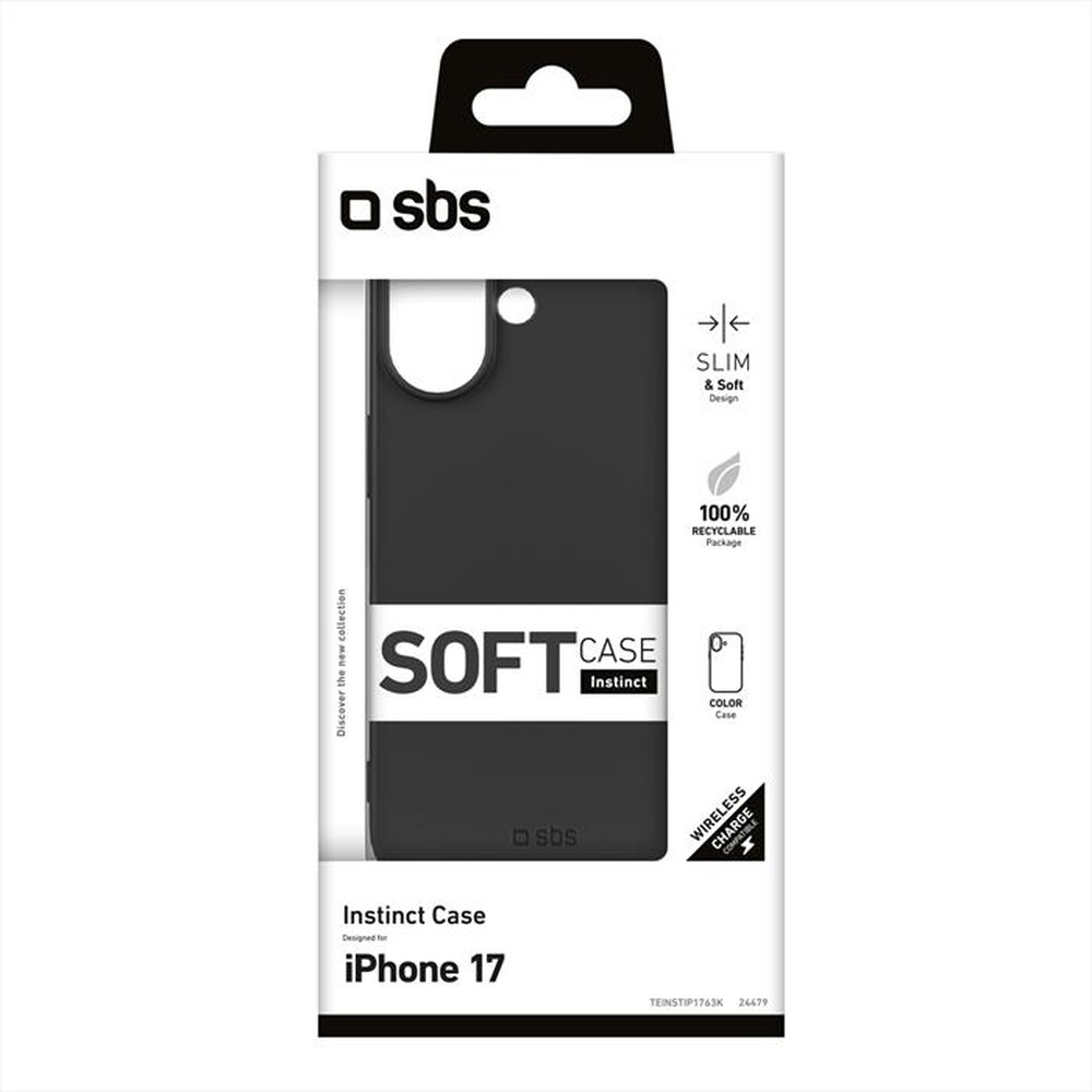 Immagine del prodotto SBS - Cover Instinct per iPhone 17-Nero