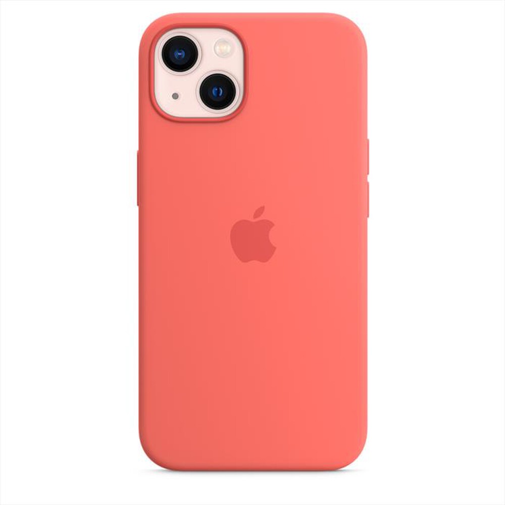 "APPLE - iPhone 13 Silicone Case with MagSafe-Pink Pomelo"