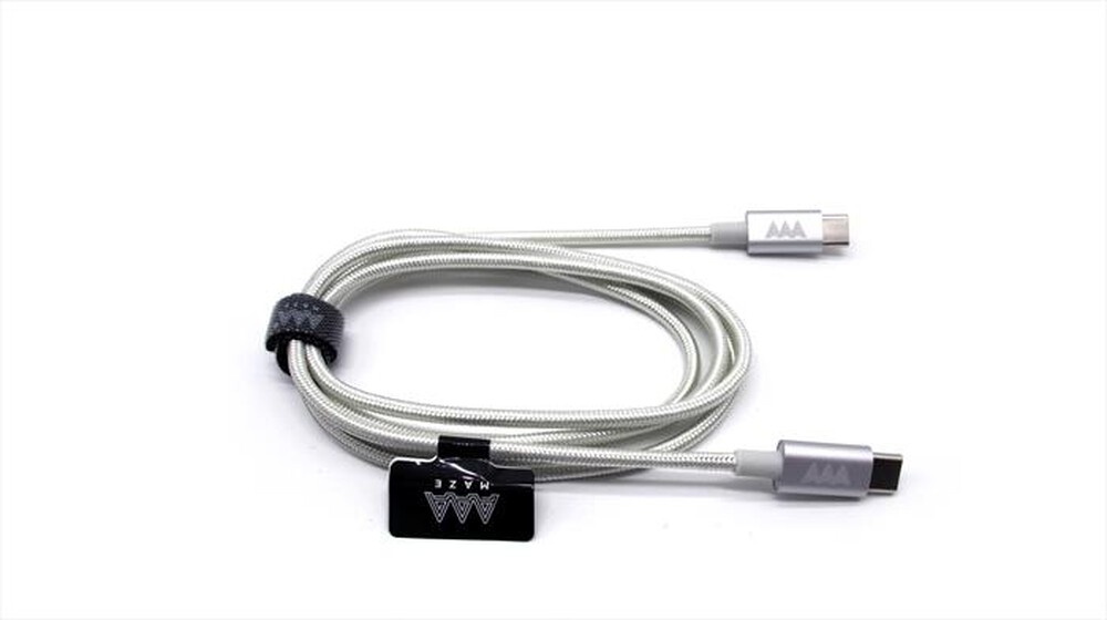 "AAAMAZE - CAVO TYPE-C TO TYPE-C 1,2 METRI AMM-SILVER"
