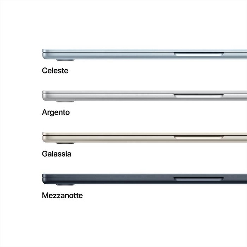 Immagine del prodotto APPLE - MacBook Air 15" M5 Core 10 CPU 10 GPU 24GB 1TB SSD-Galassia