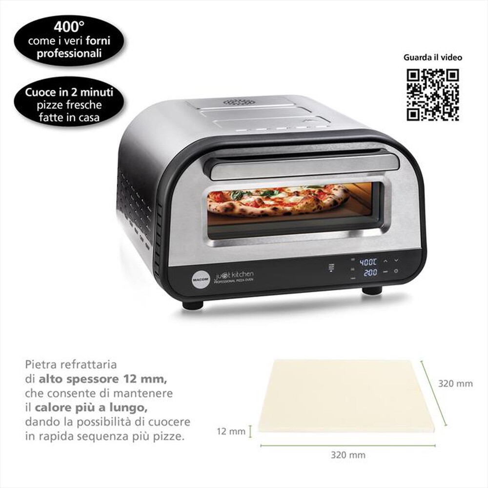 Immagine del prodotto MACOM - Fornetto elettrico PROFESSIONAL PIZZA OVEN