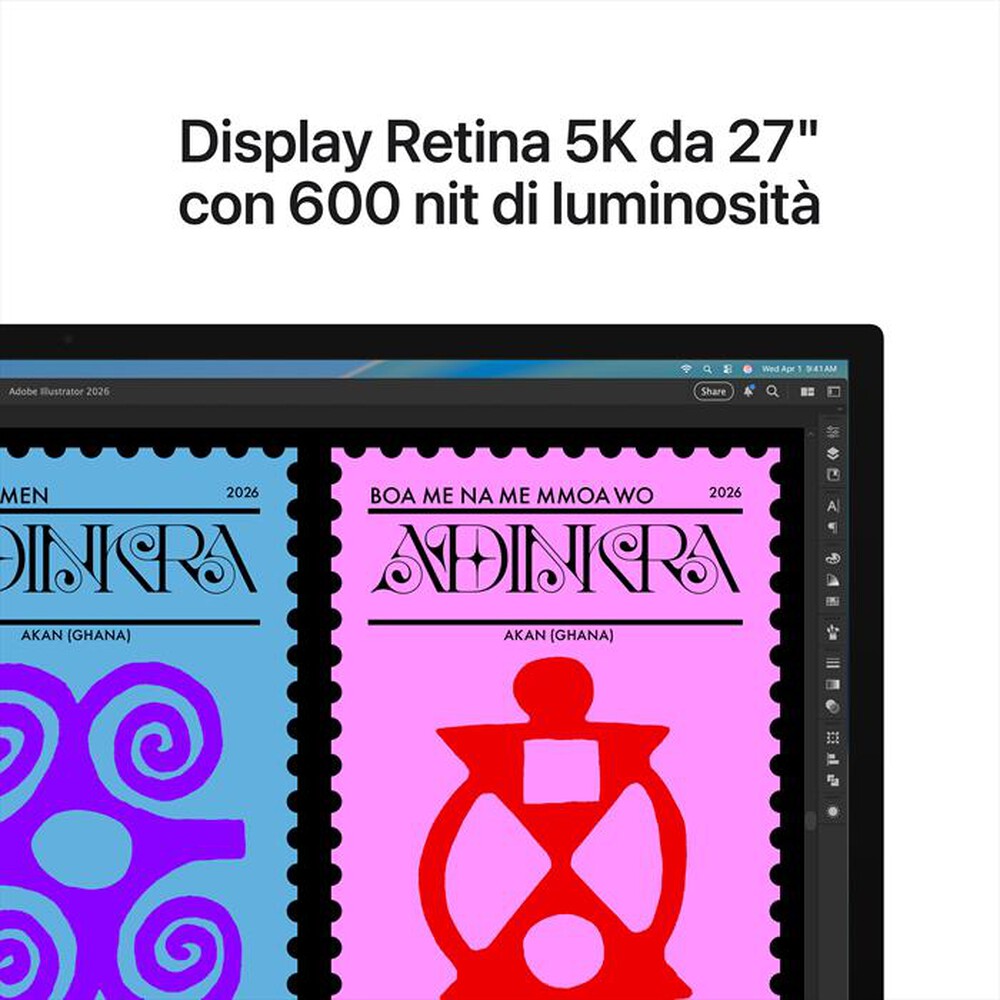 Immagine del prodotto APPLE - Studio Display - Sostegno alt/incl regolabile-Vetro standard