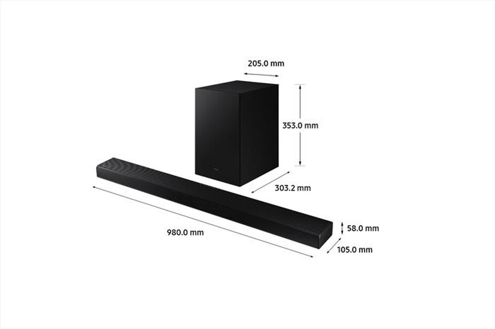 "SAMSUNG - HW-A650/ZF-Black"