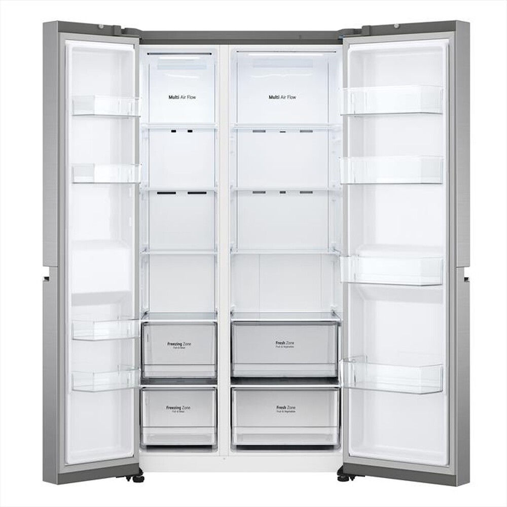 "LG - Frigorifero side by side GSBV70PZTE Classe E-Acciaio inossidabile"
