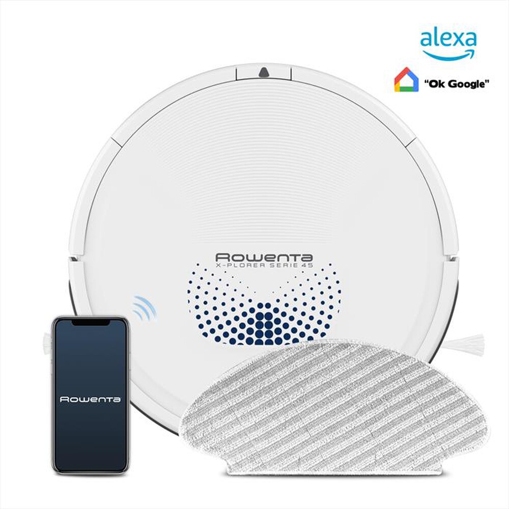 "ROWENTA - RR8277 X-Plorer Serie 45 Robot Aspirapolver-Bianco"
