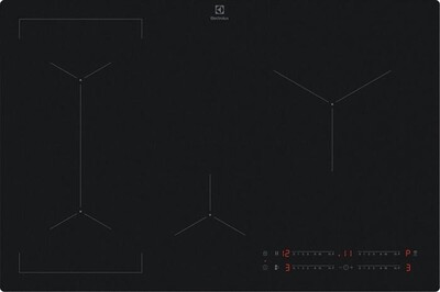 ELECTROLUX - Piano cottura elettrico EIV83443CT 78cm-Nero opaco
