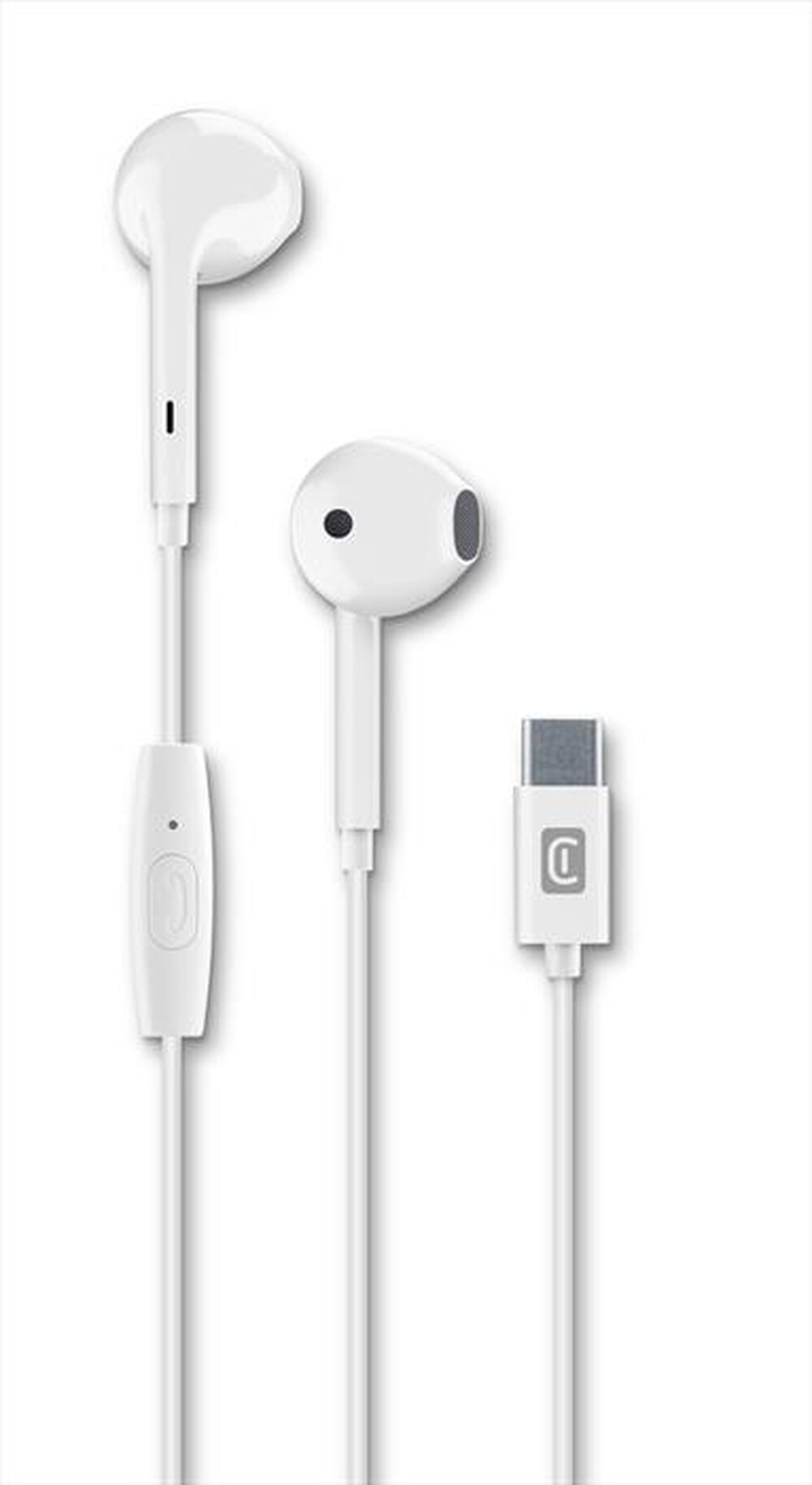 CELLULARLINE - Auricolare cuffia AUCAPSULETYPECW-Bianco