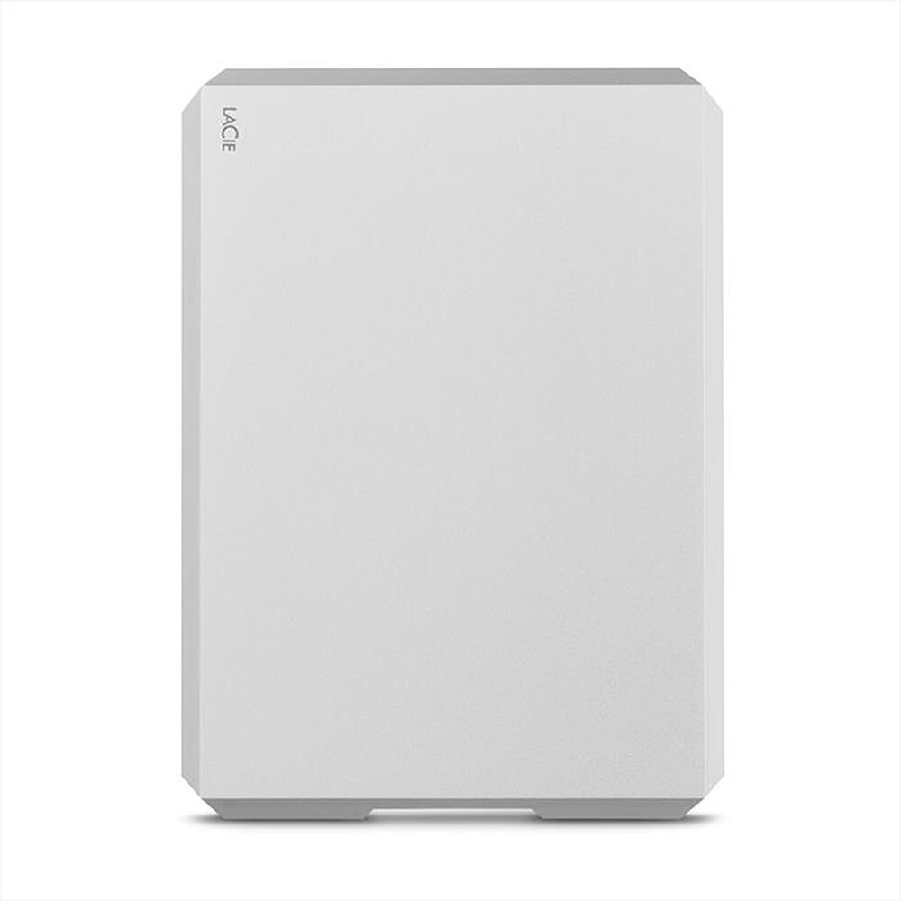 "LACIE - HARD DISK PORTATILE CON CONNETTORE USB-C. 4TB-moon silver"