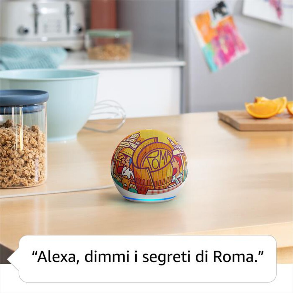 Immagine del prodotto AMAZON - ECHO DOT EDIZIONE LIMITATA ROMA-Bianco
