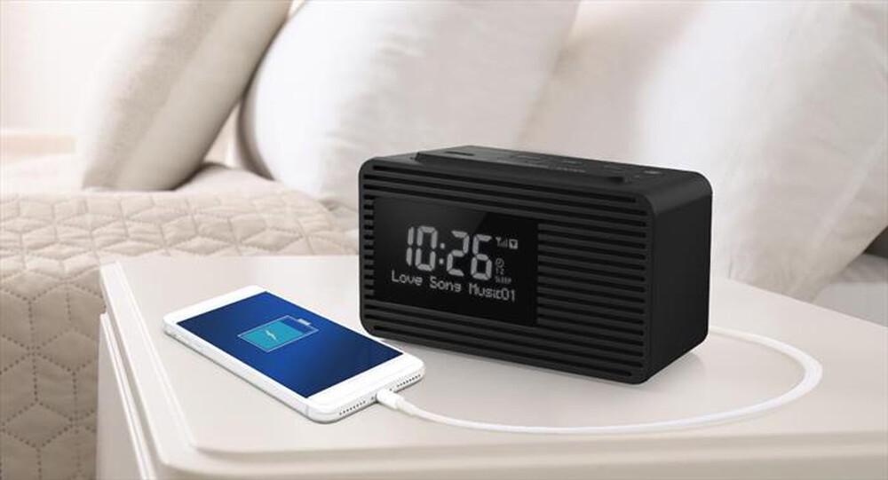 Immagine del prodotto PANASONIC - Radiosveglia FM/DAB+, Ampio Display, Snooze RC-D8-NERO
