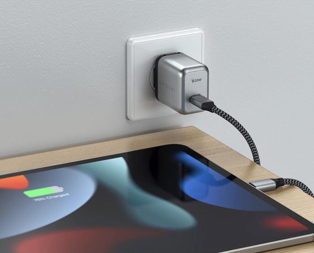"SATECHI - CARICABATTERIE DA MURO USB-C 20W"
