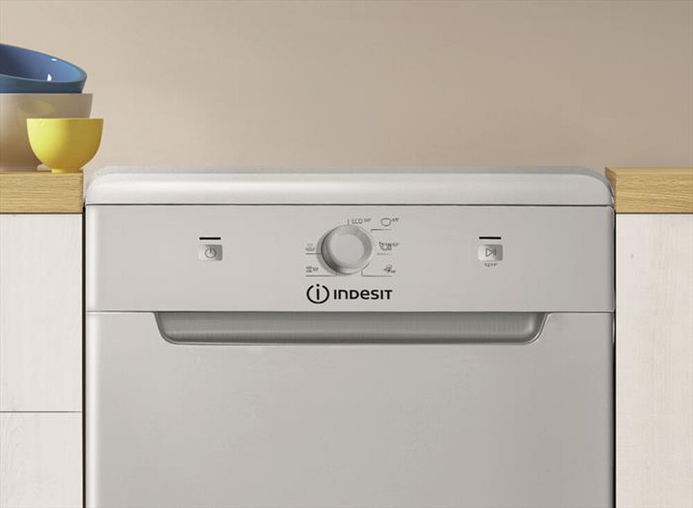 "INDESIT - Lavastoviglie DSFE 1B10 S Classe F 10 coperti-Argento"