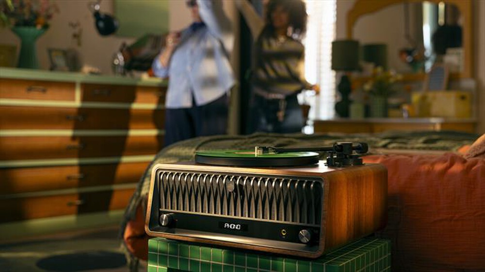 Immagine del prodotto PHILIPS - Giradischi a cinghia 2 velocità Rétro TAV9000D/10-Brown