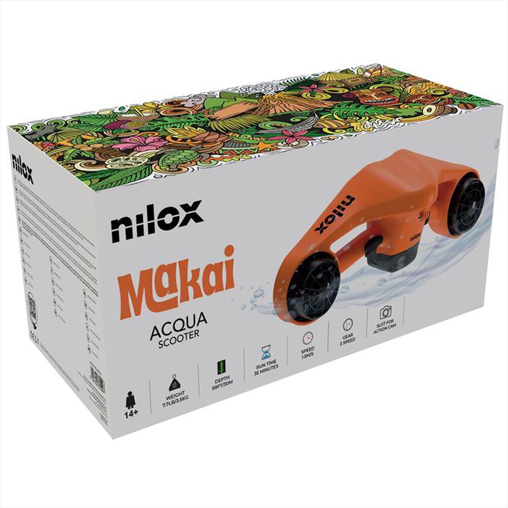 "NILOX - AcquaScooter Makai NXWTRSCOOTEROR-ARANCIONE"