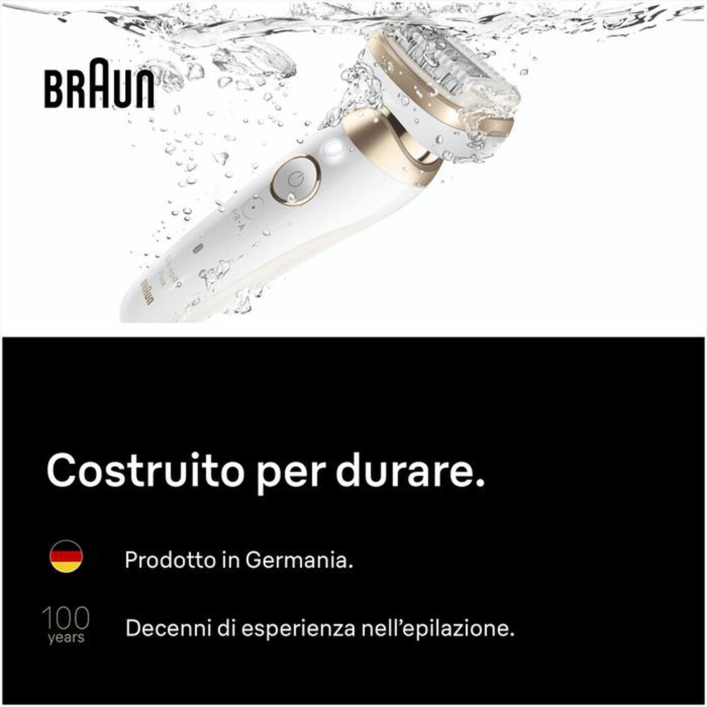 Immagine del prodotto BRAUN - Epilatore Wet & Dry LEGEPIL SES9-011 3D BOX MN-ORO
