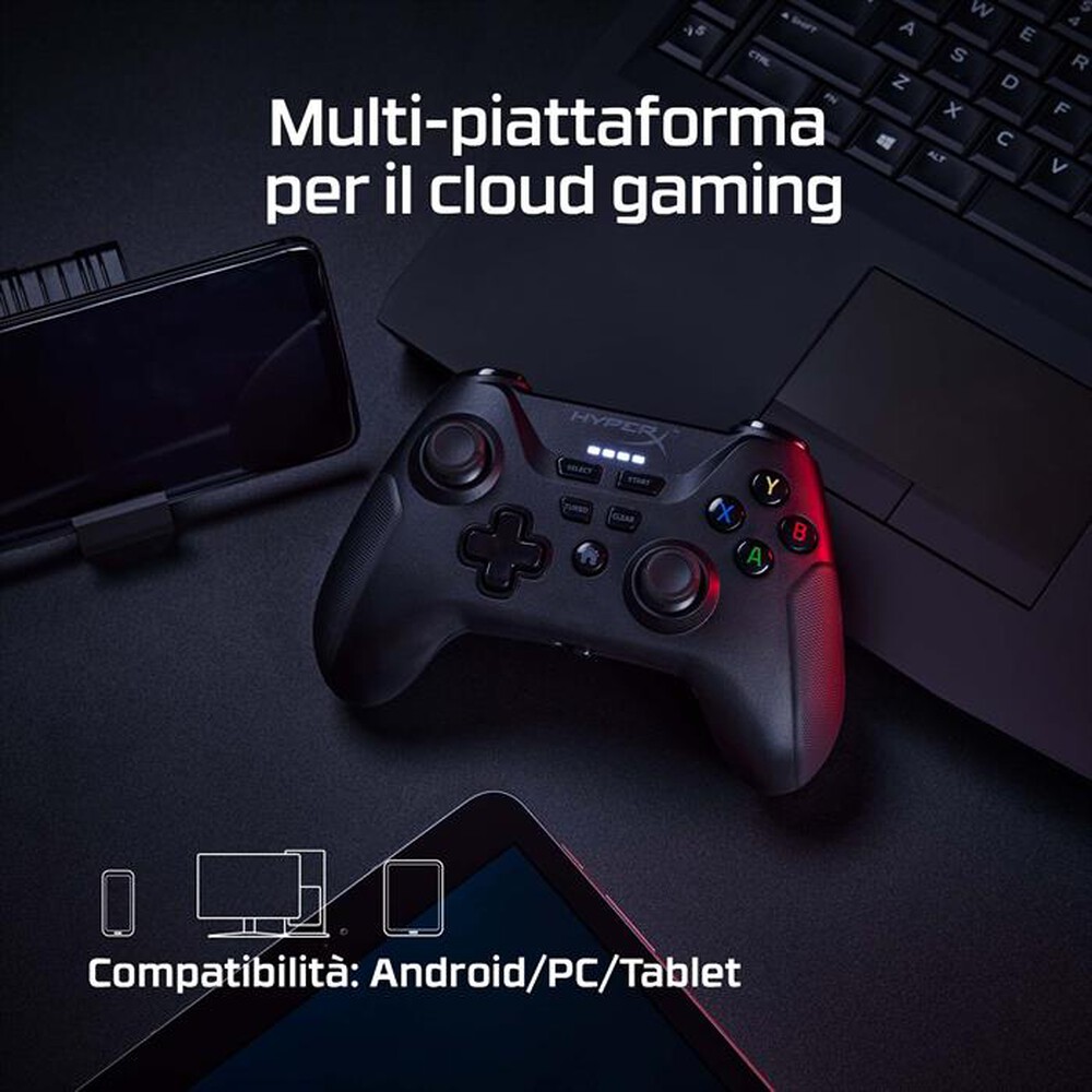 "HYPERX - CLUTCH WIRELESS GAMING CONTROLLER-Nero"