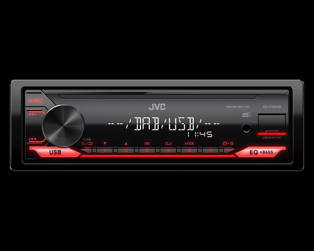 "JVC - Car stereo KD-X182DB-nero"