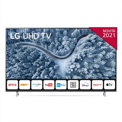 LG - Smart TV UHD 4K 75" 75UP76706LB-Dark Iron Gray