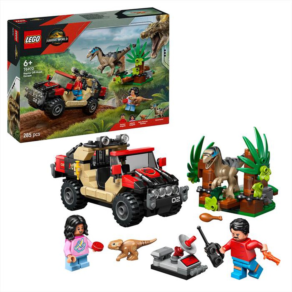 Immagine del prodotto LEGO - JURASSIC WORLD Fuga da Raptor su fuoristrada 76972