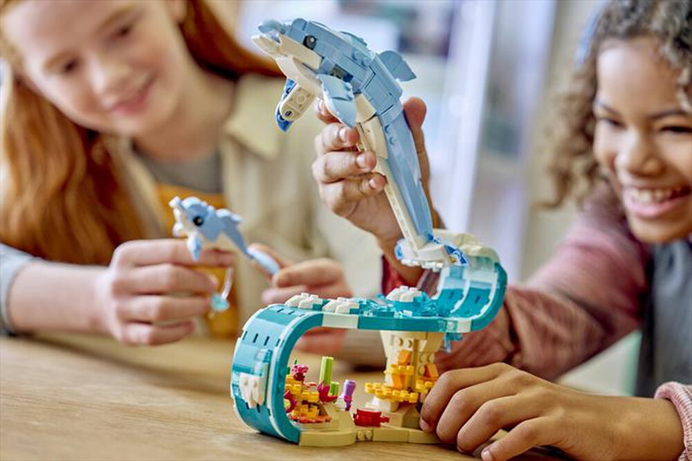 Immagine del prodotto LEGO - CREATORE 3IN1 Animali marini: delfini - 31385-Multicolore