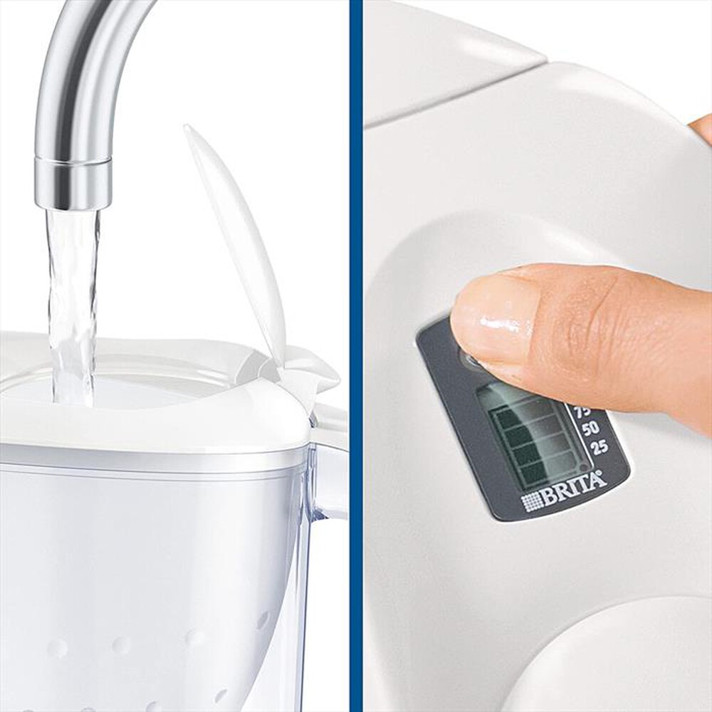 "BRITA - CARAFFA FILTRANTE MARELLA INCL. 6 FILTRI MAXTRA+-Bianco"