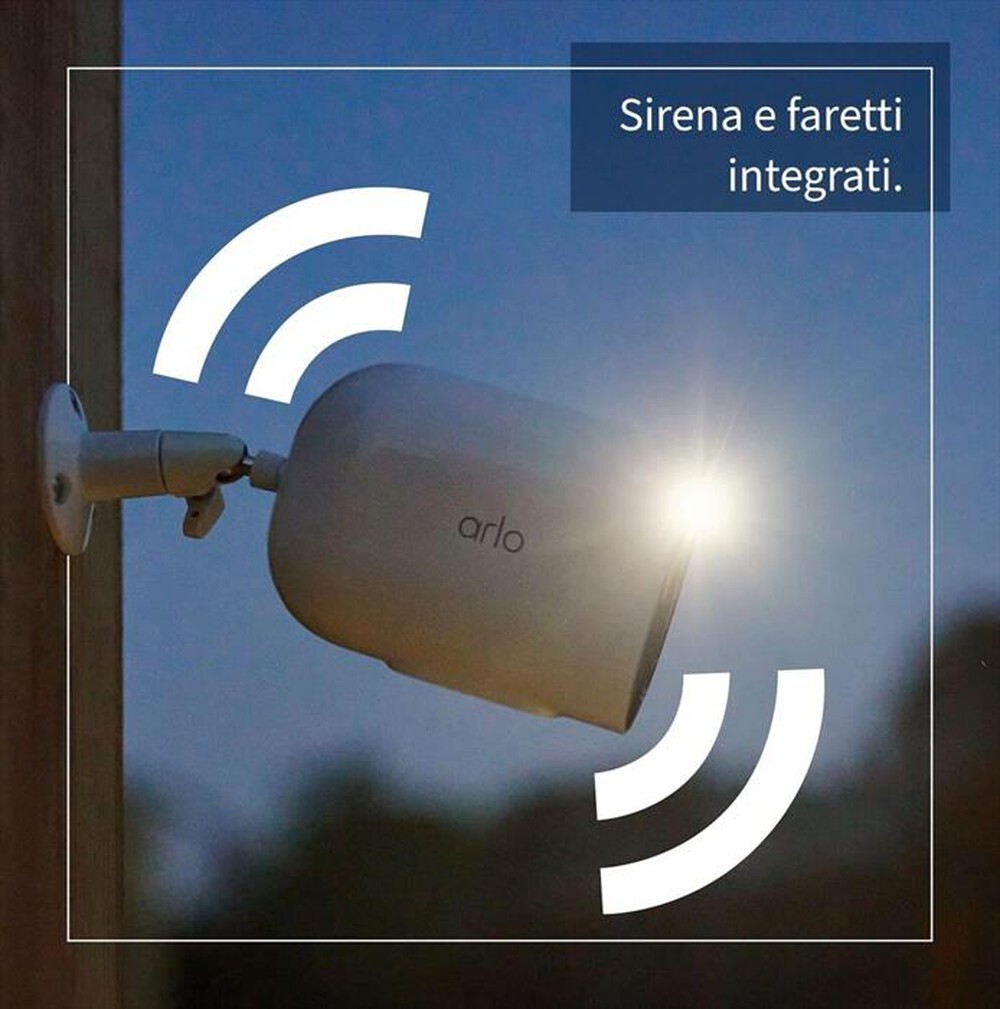"ARLO - Telecamera di videosorveglianza GO V2 - 4G LTE-Bianco"