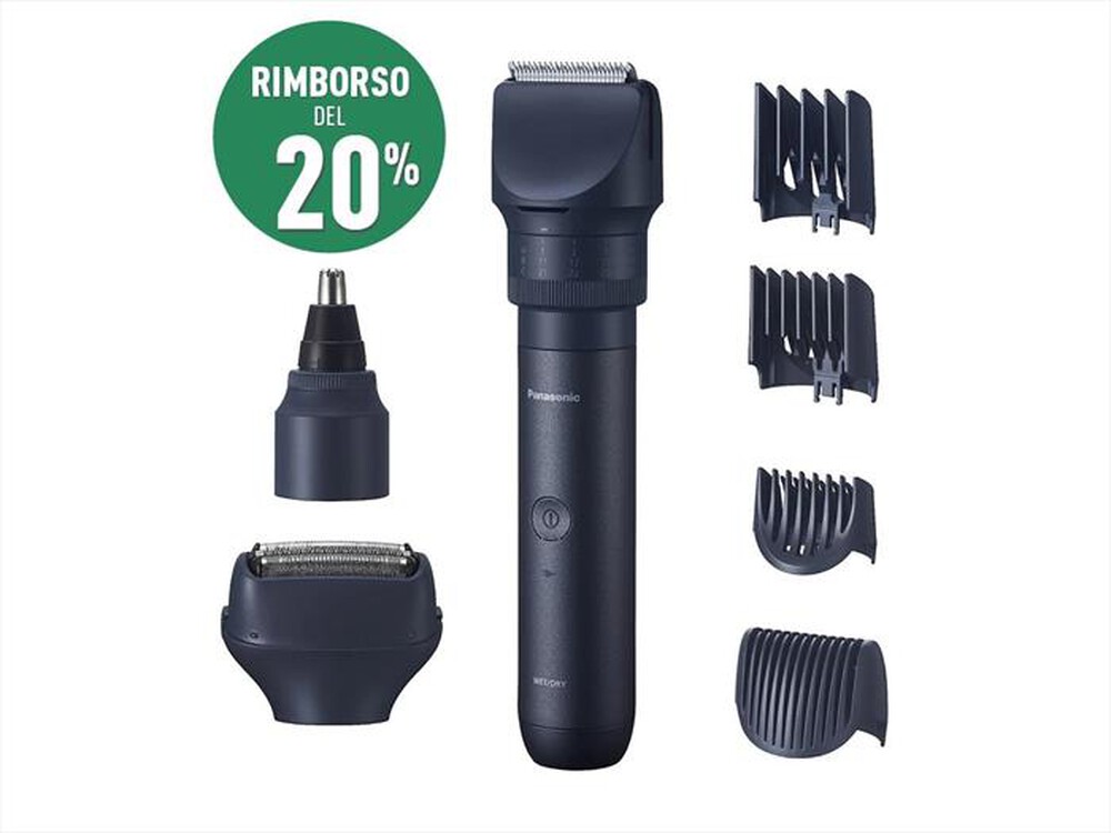 "PANASONIC - Regolabarba XSHAPE PACK 1 IT-GRIGIO ANTRACITE"