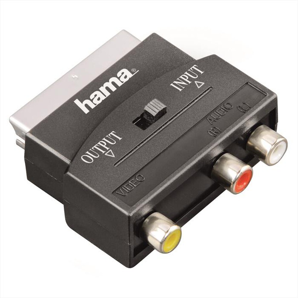 Immagine del prodotto HAMA - 7122239 - ADATTATORE 3 RCA F/SCART M, IN-OUT