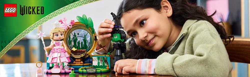 "LEGO - WICKED Personaggi di Elphaba e Glinda - 75682"