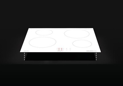 GLEM GAS - Piano cottura induzione GTI640LWH 57,6 cm-BIANCO